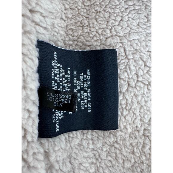 Cole Haan Signature Men’s Large Black Quilted Sherpa Lined Puffer Jacket - Picture 6 of 7